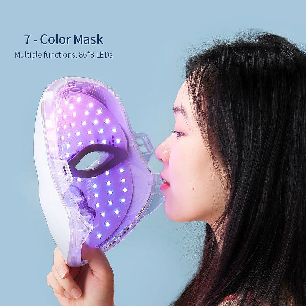 Radiant Glow LED Facial Mask | 7-Color Light therapy Mask